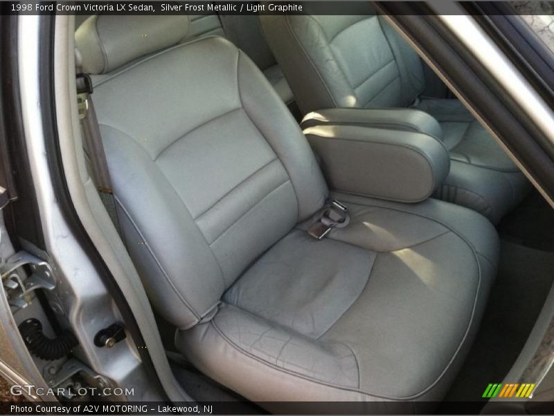Silver Frost Metallic / Light Graphite 1998 Ford Crown Victoria LX Sedan