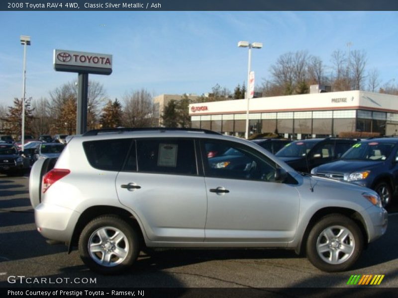 Classic Silver Metallic / Ash 2008 Toyota RAV4 4WD