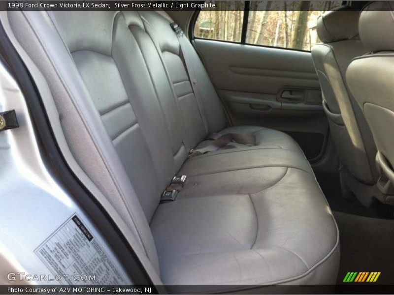 Silver Frost Metallic / Light Graphite 1998 Ford Crown Victoria LX Sedan
