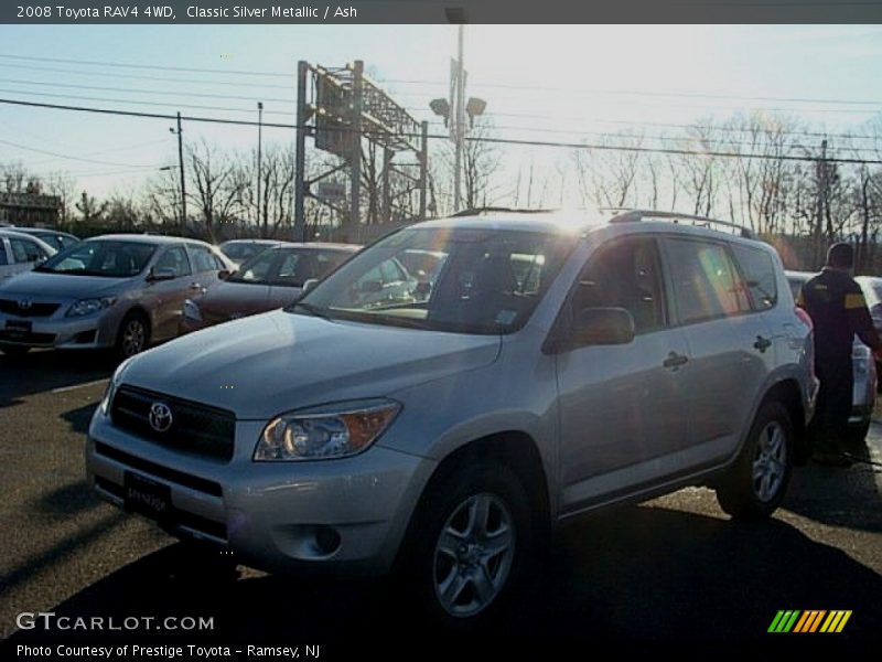 Classic Silver Metallic / Ash 2008 Toyota RAV4 4WD