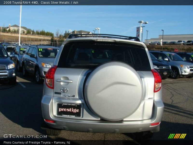 Classic Silver Metallic / Ash 2008 Toyota RAV4 4WD