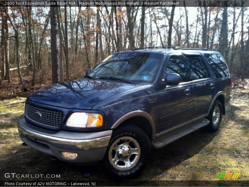 Medium Wedgewood Blue Metallic / Medium Parchment 2000 Ford Expedition Eddie Bauer 4x4