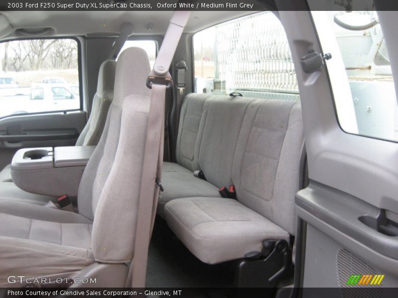  2003 F250 Super Duty XL SuperCab Chassis Medium Flint Grey Interior