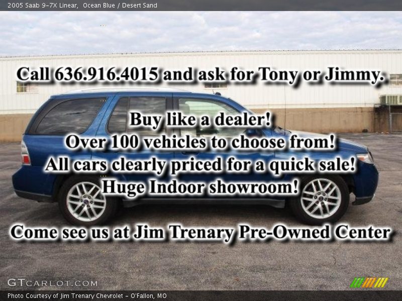 Ocean Blue / Desert Sand 2005 Saab 9-7X Linear