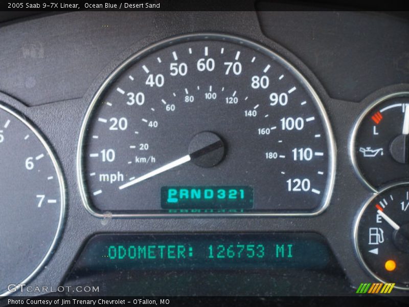 Ocean Blue / Desert Sand 2005 Saab 9-7X Linear