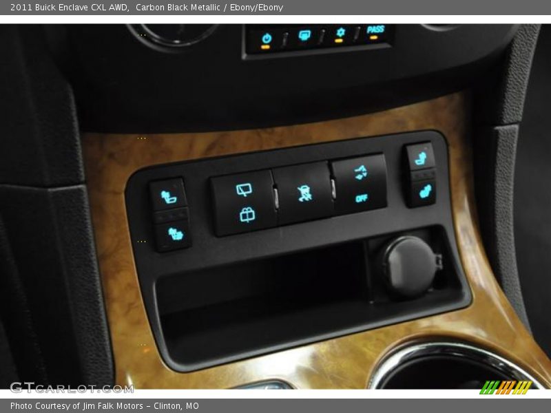 Carbon Black Metallic / Ebony/Ebony 2011 Buick Enclave CXL AWD