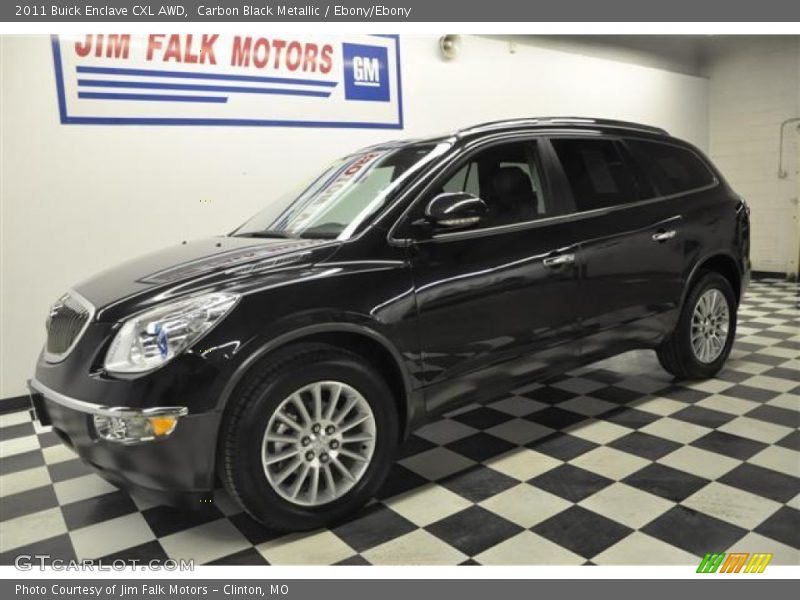 Carbon Black Metallic / Ebony/Ebony 2011 Buick Enclave CXL AWD