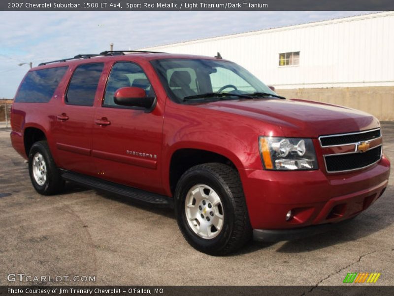Sport Red Metallic / Light Titanium/Dark Titanium 2007 Chevrolet Suburban 1500 LT 4x4