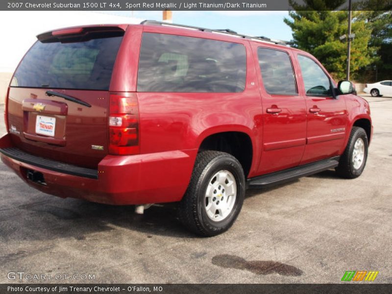 Sport Red Metallic / Light Titanium/Dark Titanium 2007 Chevrolet Suburban 1500 LT 4x4