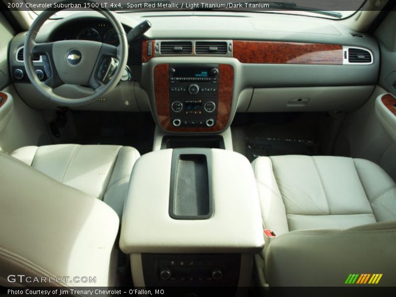 Sport Red Metallic / Light Titanium/Dark Titanium 2007 Chevrolet Suburban 1500 LT 4x4