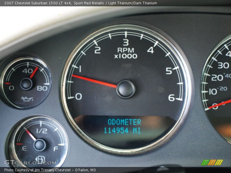 Sport Red Metallic / Light Titanium/Dark Titanium 2007 Chevrolet Suburban 1500 LT 4x4