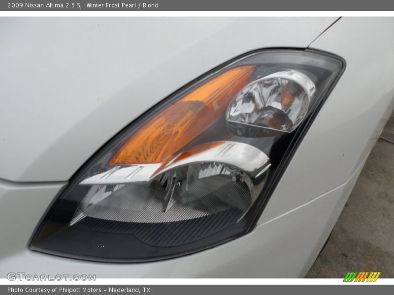 Winter Frost Pearl / Blond 2009 Nissan Altima 2.5 S