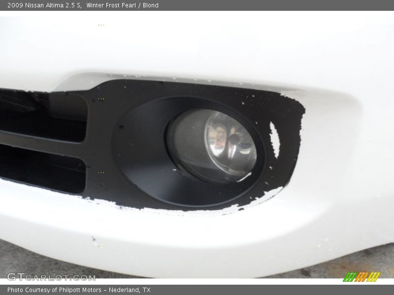 Winter Frost Pearl / Blond 2009 Nissan Altima 2.5 S
