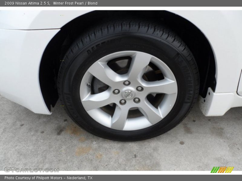 Winter Frost Pearl / Blond 2009 Nissan Altima 2.5 S