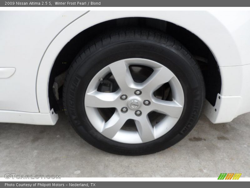 Winter Frost Pearl / Blond 2009 Nissan Altima 2.5 S