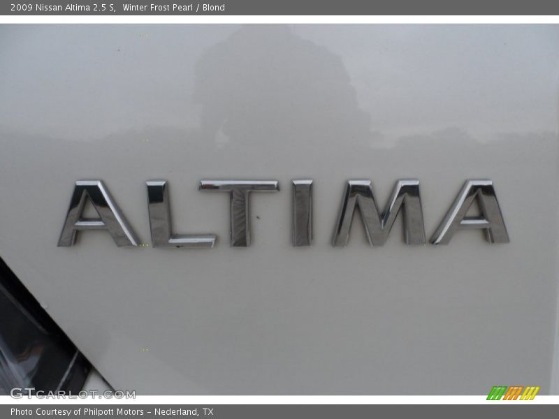 Winter Frost Pearl / Blond 2009 Nissan Altima 2.5 S