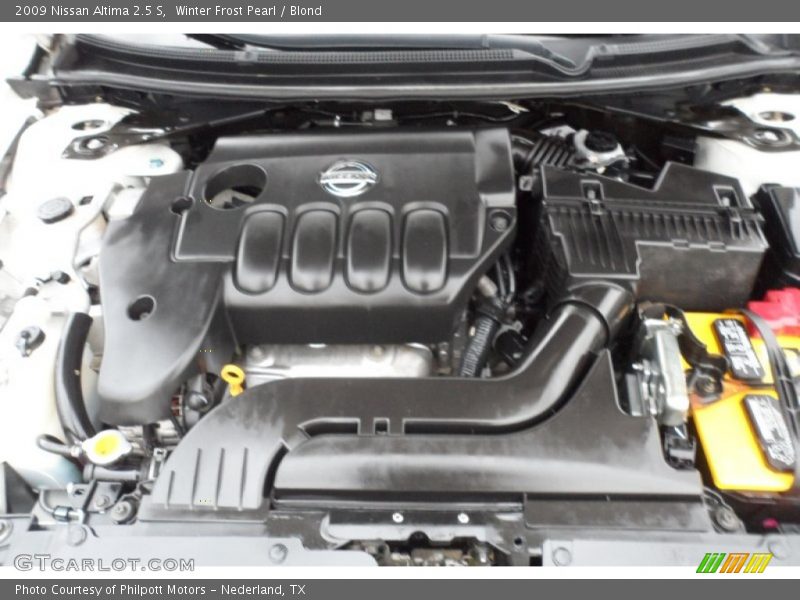 Winter Frost Pearl / Blond 2009 Nissan Altima 2.5 S