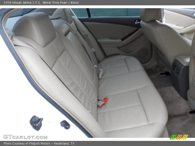Winter Frost Pearl / Blond 2009 Nissan Altima 2.5 S