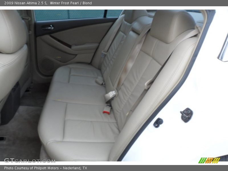 Winter Frost Pearl / Blond 2009 Nissan Altima 2.5 S