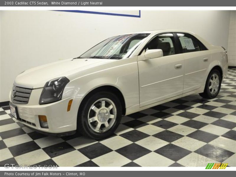 White Diamond / Light Neutral 2003 Cadillac CTS Sedan