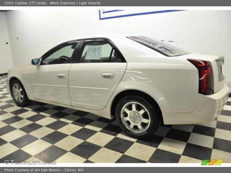 White Diamond / Light Neutral 2003 Cadillac CTS Sedan