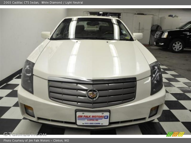 White Diamond / Light Neutral 2003 Cadillac CTS Sedan