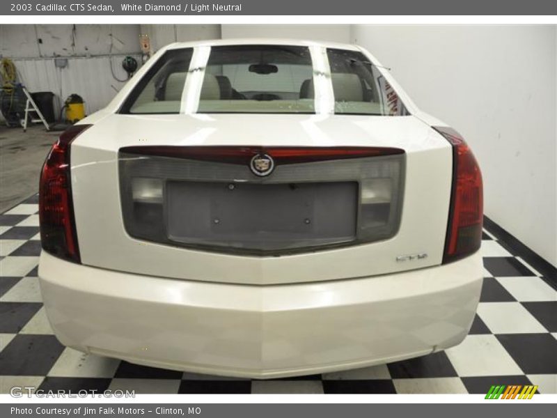 White Diamond / Light Neutral 2003 Cadillac CTS Sedan