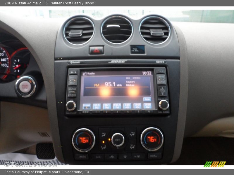 Winter Frost Pearl / Blond 2009 Nissan Altima 2.5 S