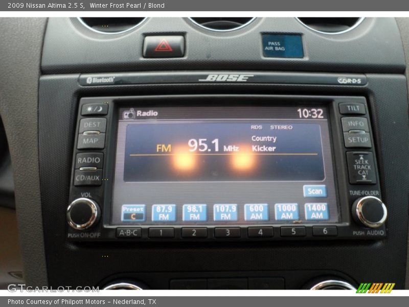 Winter Frost Pearl / Blond 2009 Nissan Altima 2.5 S