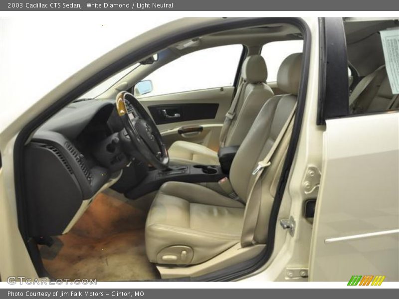 White Diamond / Light Neutral 2003 Cadillac CTS Sedan