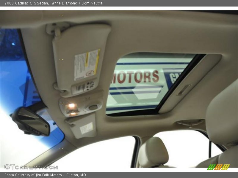 White Diamond / Light Neutral 2003 Cadillac CTS Sedan