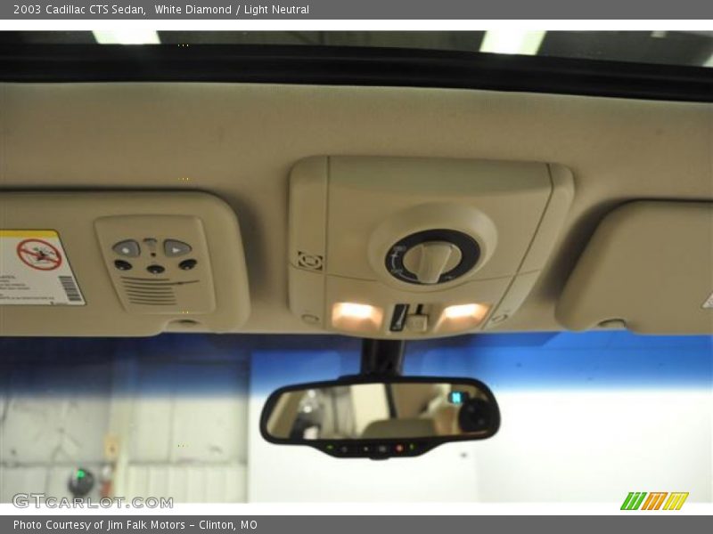 White Diamond / Light Neutral 2003 Cadillac CTS Sedan