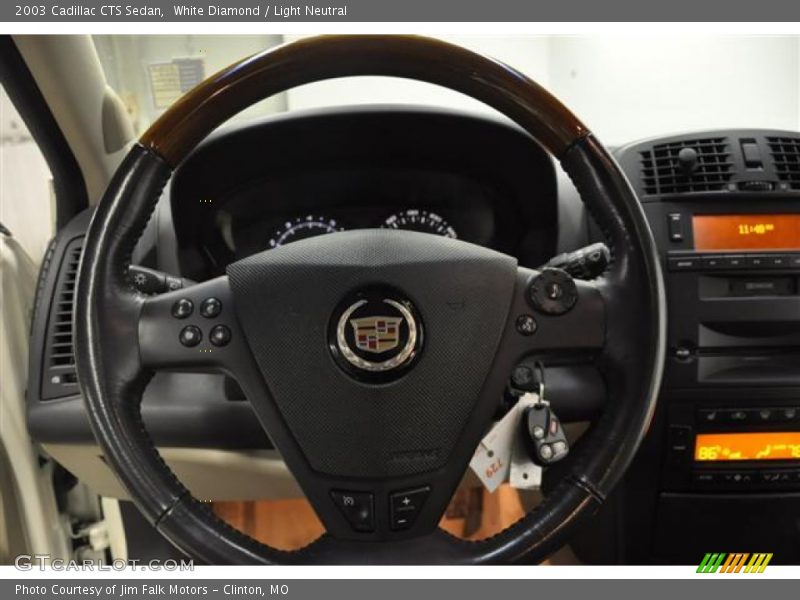 White Diamond / Light Neutral 2003 Cadillac CTS Sedan