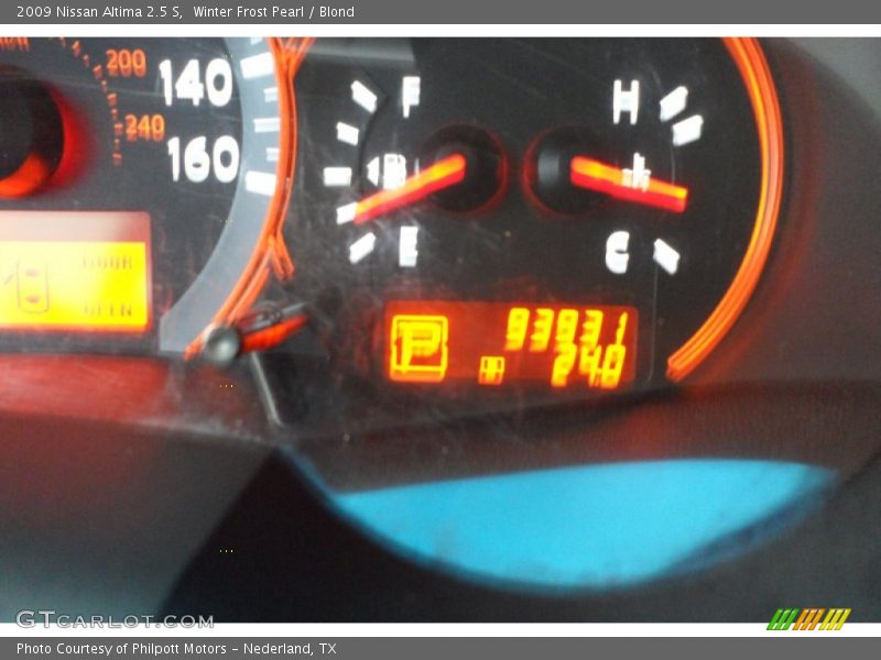 Winter Frost Pearl / Blond 2009 Nissan Altima 2.5 S
