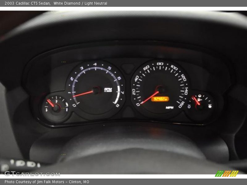 White Diamond / Light Neutral 2003 Cadillac CTS Sedan