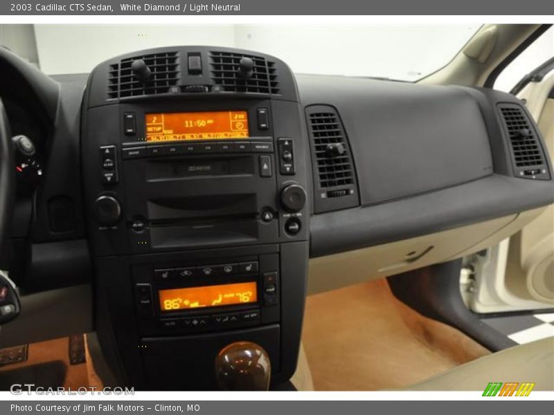 White Diamond / Light Neutral 2003 Cadillac CTS Sedan