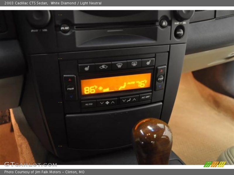 White Diamond / Light Neutral 2003 Cadillac CTS Sedan