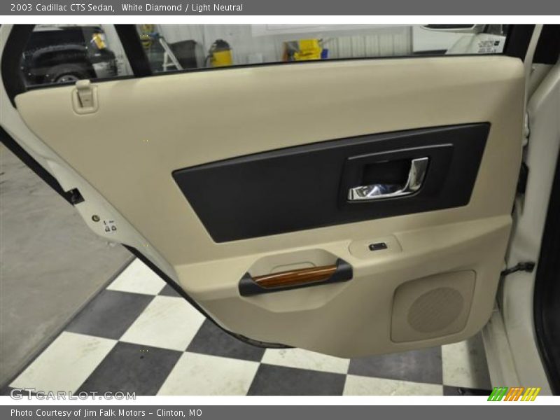 White Diamond / Light Neutral 2003 Cadillac CTS Sedan