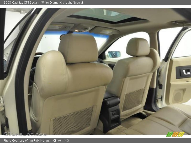 White Diamond / Light Neutral 2003 Cadillac CTS Sedan