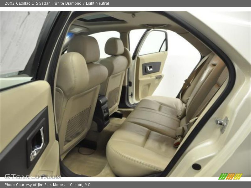White Diamond / Light Neutral 2003 Cadillac CTS Sedan