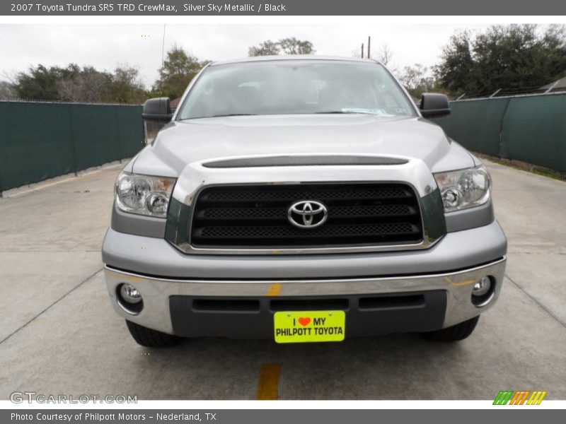 Silver Sky Metallic / Black 2007 Toyota Tundra SR5 TRD CrewMax