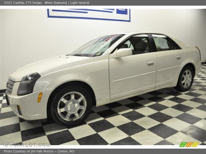White Diamond / Light Neutral 2003 Cadillac CTS Sedan