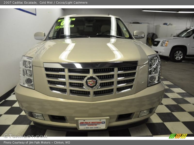 Gold Mist / Cocoa/Light Cashmere 2007 Cadillac Escalade