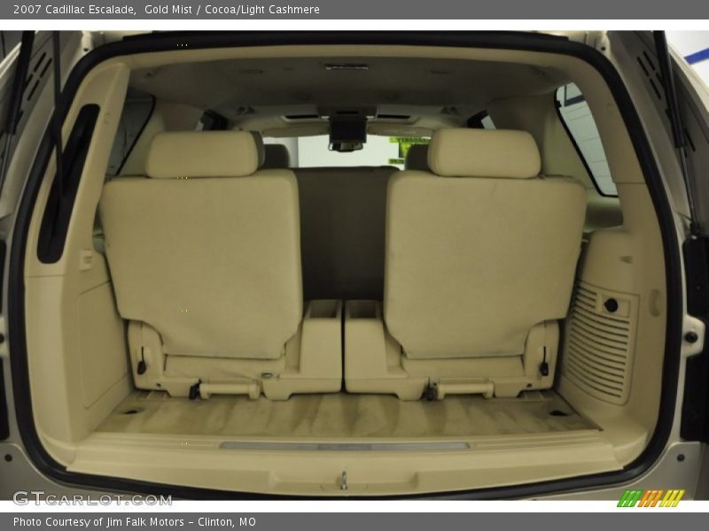 Gold Mist / Cocoa/Light Cashmere 2007 Cadillac Escalade