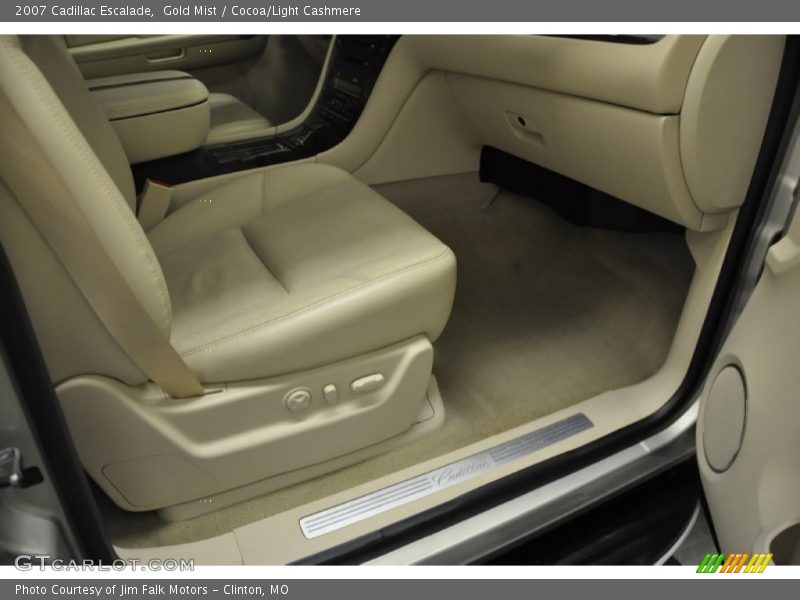 Gold Mist / Cocoa/Light Cashmere 2007 Cadillac Escalade