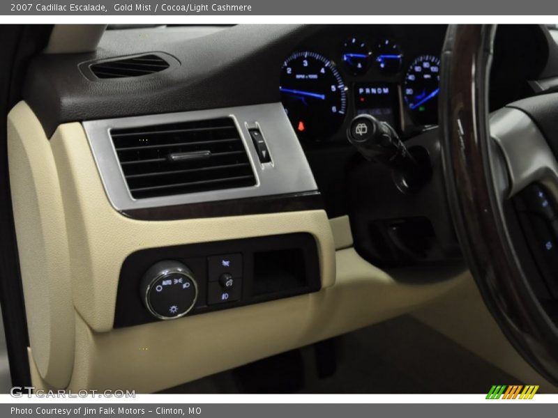 Gold Mist / Cocoa/Light Cashmere 2007 Cadillac Escalade