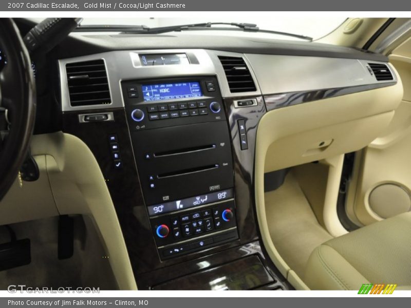 Gold Mist / Cocoa/Light Cashmere 2007 Cadillac Escalade