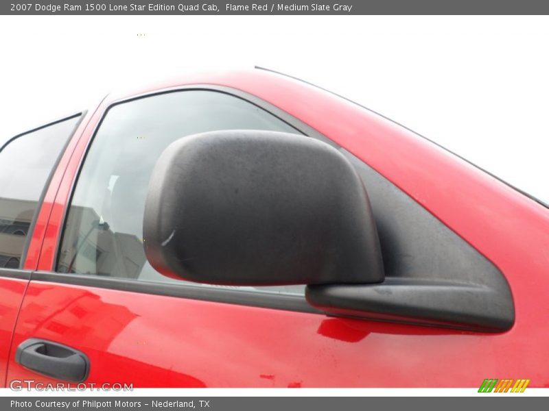 Flame Red / Medium Slate Gray 2007 Dodge Ram 1500 Lone Star Edition Quad Cab