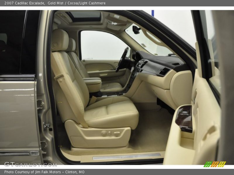 Gold Mist / Cocoa/Light Cashmere 2007 Cadillac Escalade