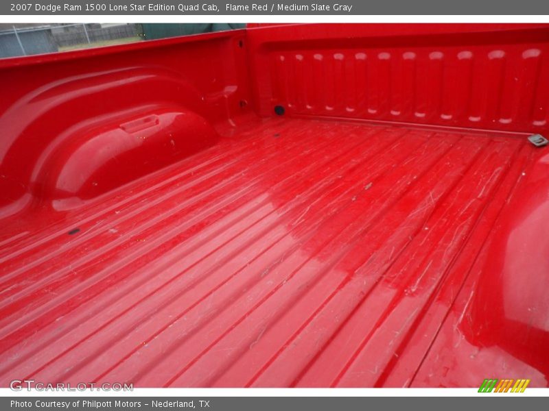 Flame Red / Medium Slate Gray 2007 Dodge Ram 1500 Lone Star Edition Quad Cab